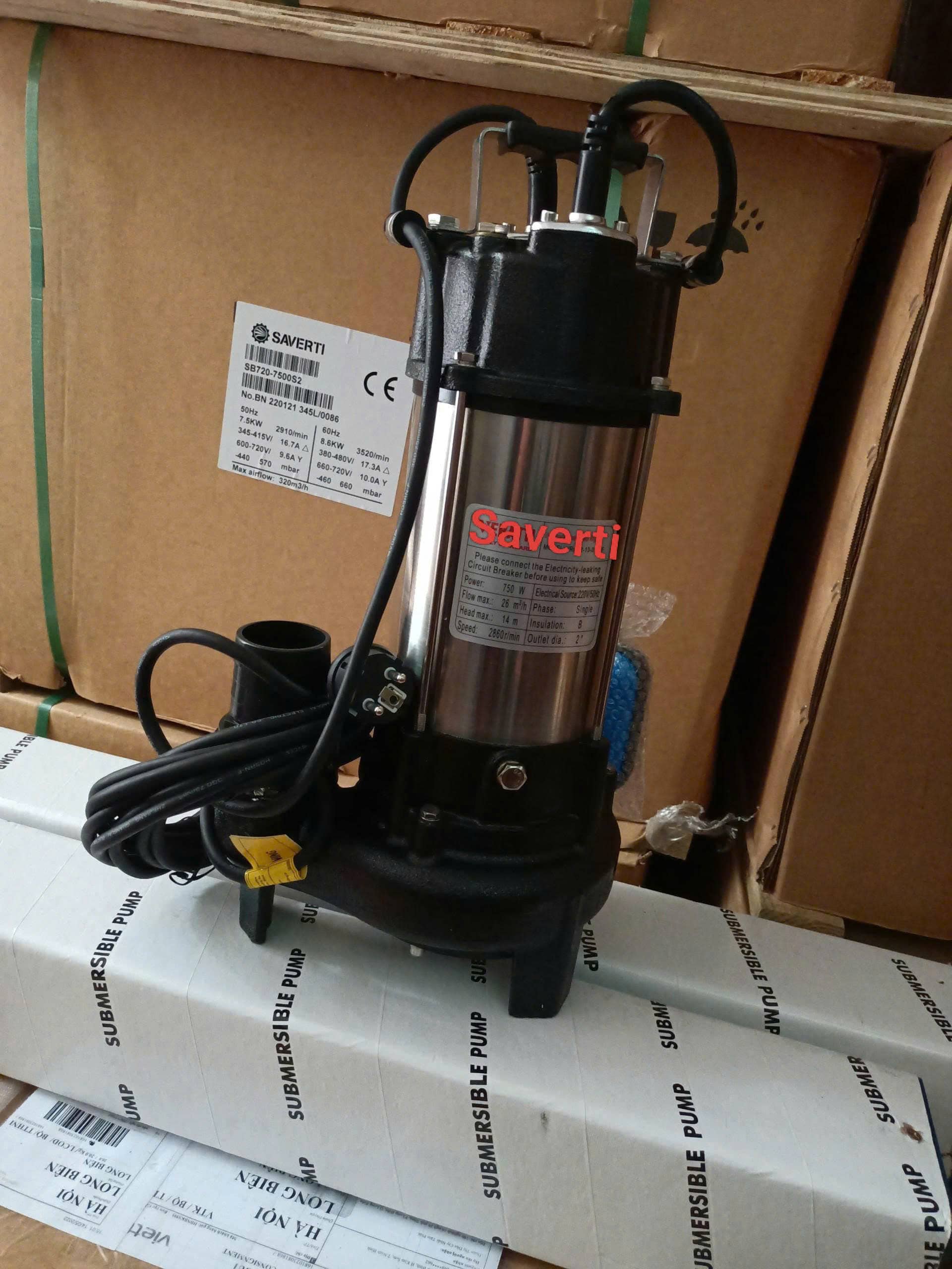 Bơm Chìm Nước Thải Saverti EF-04